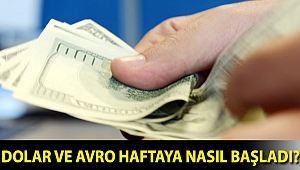 Dolar ve avro haftaya nasıl başladı?