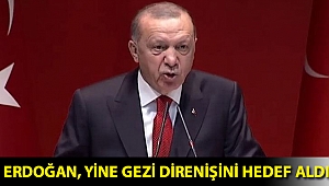 Erdoğan, yine Gezi direnişini hedef aldı
