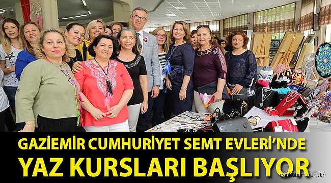 Gaziemir Cumhuriyet Semt Evleri’nde yaz kursları başlıyor