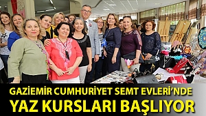 Gaziemir Cumhuriyet Semt Evleri’nde yaz kursları başlıyor
