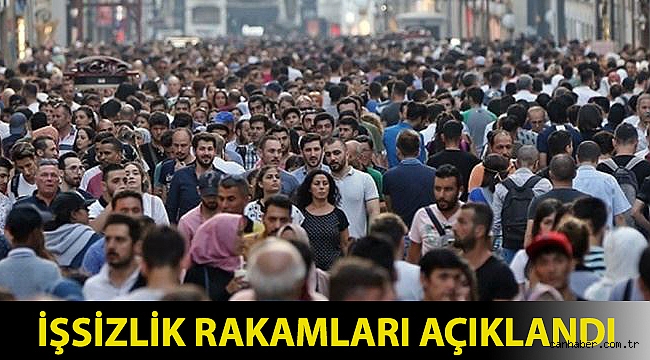 İşsizlik rakamları açıklandı
