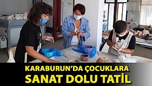 Karaburun’da çocuklara sanat dolu tatil