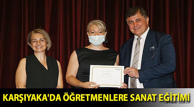 Karşıyaka'da öğretmenlere sanat eğitimi