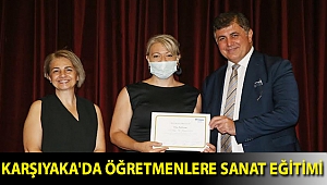Karşıyaka'da öğretmenlere sanat eğitimi