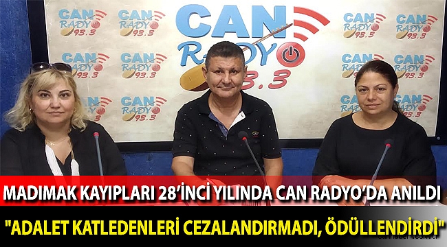 Madımak Kayıpları 28'inci yılında Can Radyo'da anıldı: