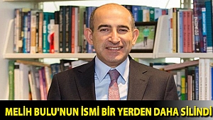 Melih Bulu'nun ismi Boğaziçi Üniversitesi'nin sitesinden de silindi