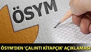 ÖSYM'den, aday kitapçığının bir kısmının sosyal medyadan paylaşılmasına ilişkin açıklama