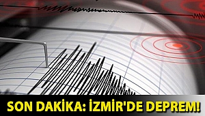 Son dakika: İzmir'de deprem!