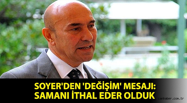 Soyer'den 'değişim' mesajı: Samanı ithal eder olduk