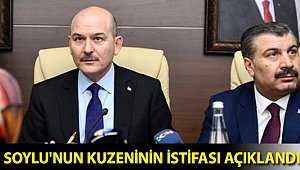 Soylu'nun kuzeninin istifası açıklandı