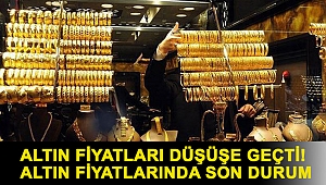 Altın fiyatları düşüşe geçti! 6 Ağustos Cuma altın fiyatlarında son durum