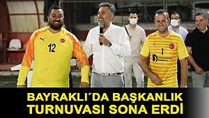 Bayraklı´da Başkanlık Turnuvası sona erdi