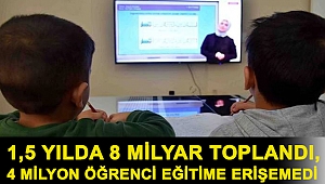 CHP'li Adıgüzel: 1,5 yılda 8 milyar toplandı, 4 milyon öğrenci eğitime erişemedi