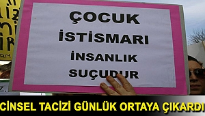 Cinsel tacizi günlük ortaya çıkardı