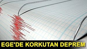 Ege'de korkutan deprem