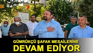 Gümrükçü Şafak Mesailerine Devam Ediyor
