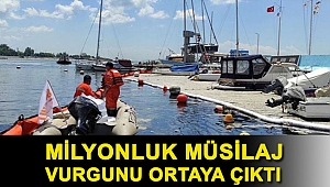Milyonluk müsilaj vurgunu ortaya çıktı