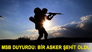 MSB duyurdu: Bir asker şehit oldu