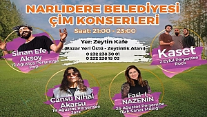 Narlıdere Belediyesi Çim Konserleri başlıyor!