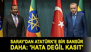 Saray'dan Atatürk'e bir sansür daha: 'Hata değil kasıt'