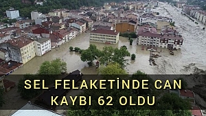 Sel felaketinde can kaybı 62 oldu