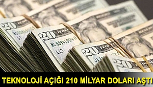 Teknoloji açığı 210 milyar doları aştı