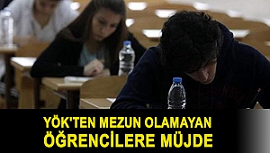 YÖK'ten mezun olamayan öğrencilere müjde