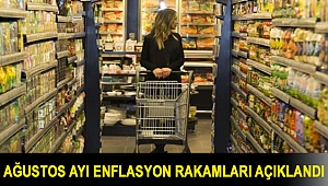 Ağustos ayı enflasyon rakamları açıklandı