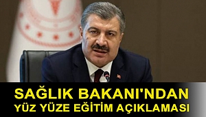 Bakan Koca: Okulların asla kapanmayan kurumlar olması konusunda ısrarlıyız