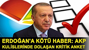 Erdoğan'a kötü haber: AKP kulislerinde dolaşan kritik anket