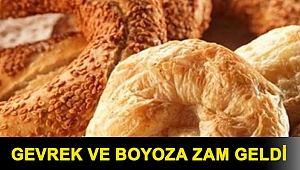 Gevrek ve boyoza zam geldi