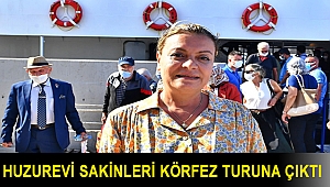 Huzurevi sakinleri Körfez turuna çıktı