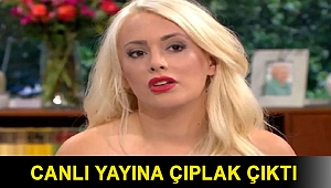 İklim aktivisti Laura Amherst canlı yayına çıplak çıktı