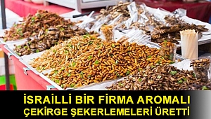 İsrailli bir firma aromalı çekirge şekerlemeleri üretti
