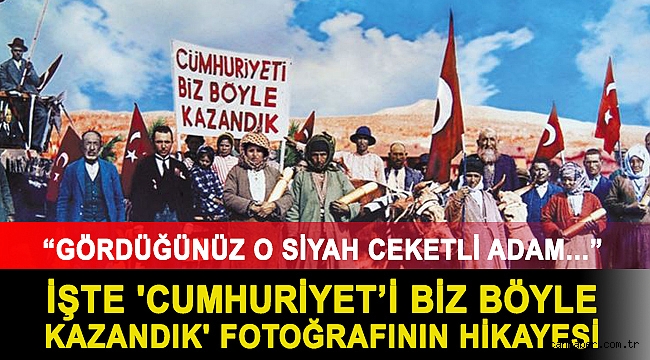 29 Ekim: İşte 'Cumhuriyet’i biz böyle kazandık' fotoğrafının hikayesi