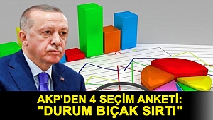 AKP'den 4 seçim anketi: