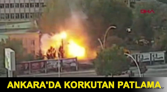 Ankara'da MTA Genel Müdürlüğü'nde patlama
