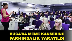 Buca’da meme kanserine farkındalık yaratıldı