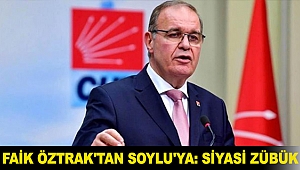 Faik Öztrak'tan Soylu'ya: Siyasi zübük