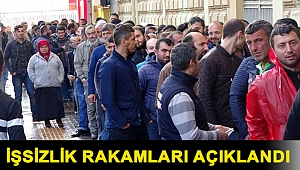 İşsizlik rakamları açıklandı