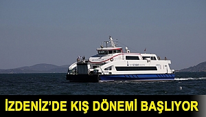 İZDENİZ’de kış dönemi başlıyor