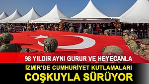 İzmir’de Cumhuriyet kutlamaları coşkuyla sürüyor