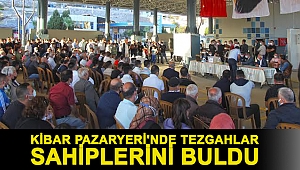 Kibar Pazaryeri'nde tezgahlar sahiplerini buldu