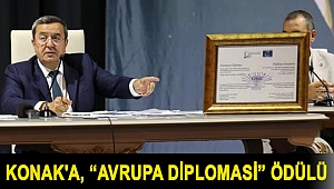 Konak'a, “Avrupa Diploması” ödülü