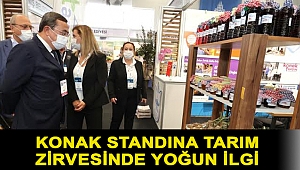 Konak standına tarım zirvesinde yoğun ilgi