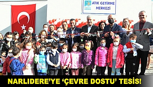 Narlıdere’ye ‘çevre dostu’ tesis!