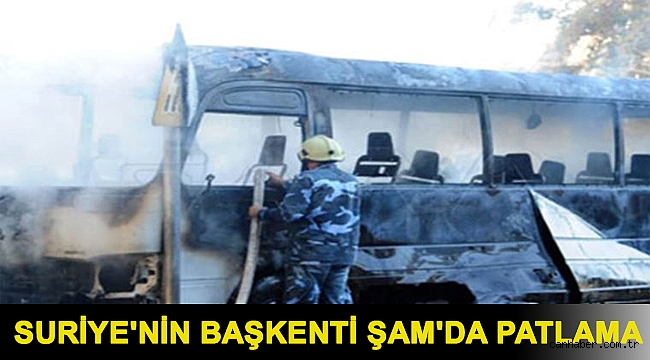 Suriye'nin başkenti Şam'da patlama