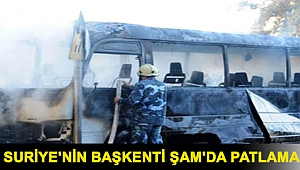 Suriye'nin başkenti Şam'da patlama