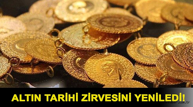 Altın tarihi zirvesini yeniledi!