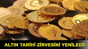 Altın tarihi zirvesini yeniledi!